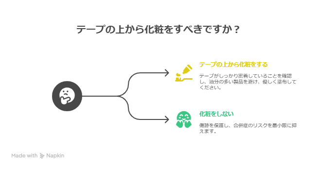 ほくろ除去後はテープの上からでも化粧できる！安全なメイク方法を解説