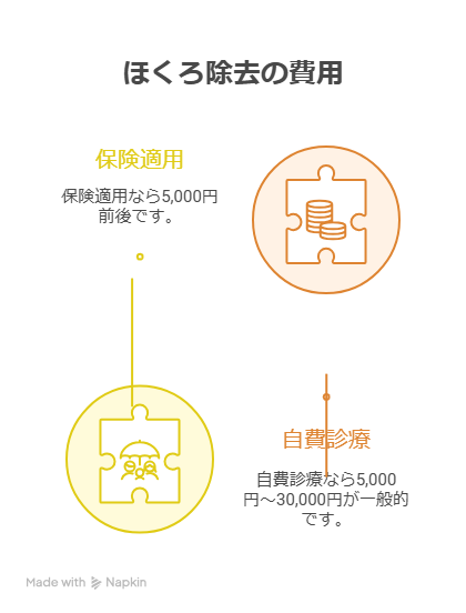 ほくろ除去の費用相場は5,000円〜！保険と自費の違いも解説